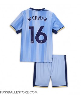 Günstige Tottenham Hotspur Timo Werner #16 Auswärts Trikotsatzt Kinder 2024-25 Kurzarm (+ Kurze Hosen)